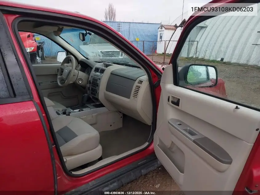 1FMCU93108KD06203 2008 Ford Escape Xlt