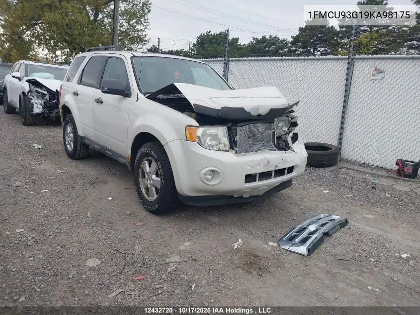 1FMCU93G19KA98175 2009 Ford Escape Xlt