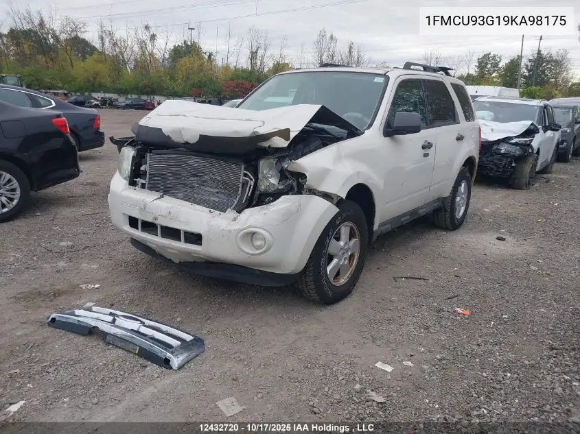 1FMCU93G19KA98175 2009 Ford Escape Xlt