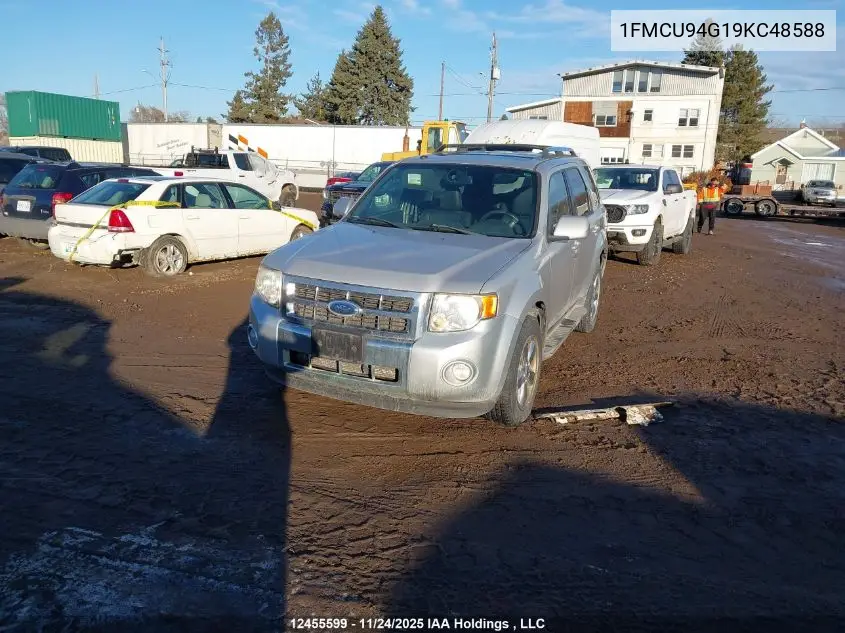 1FMCU94G19KC48588 2009 Ford Escape Limited