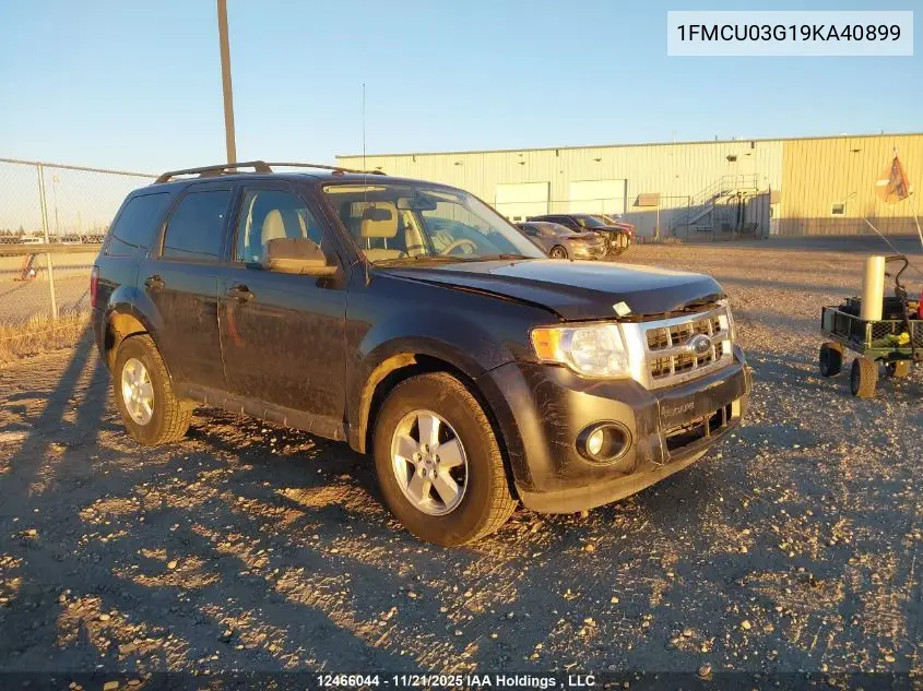 1FMCU03G19KA40899 2009 Ford Escape Xlt