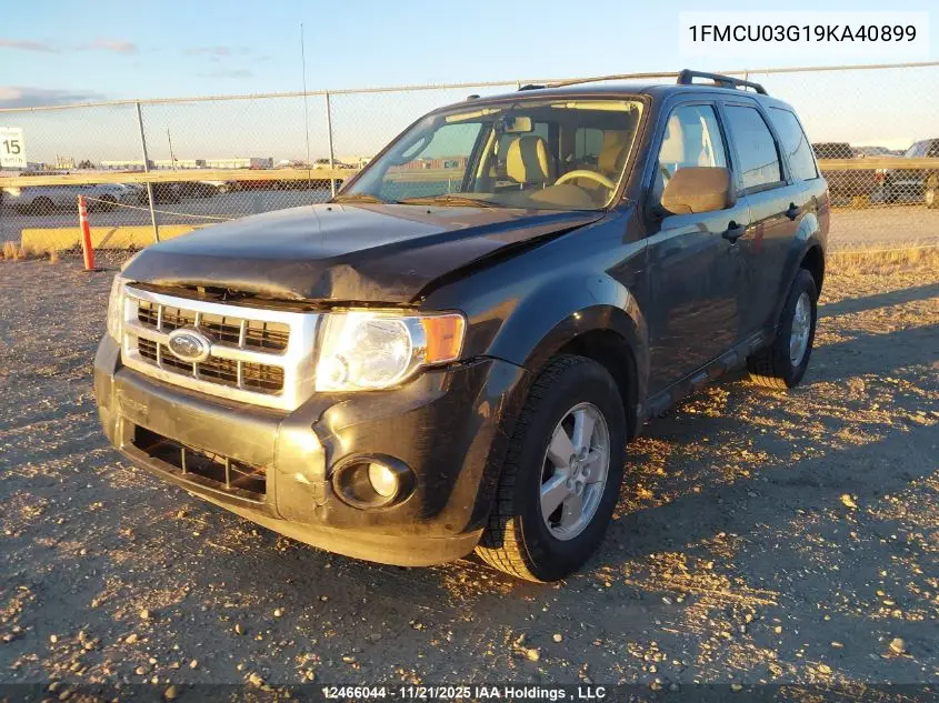 1FMCU03G19KA40899 2009 Ford Escape Xlt