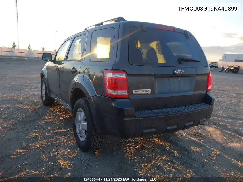 1FMCU03G19KA40899 2009 Ford Escape Xlt