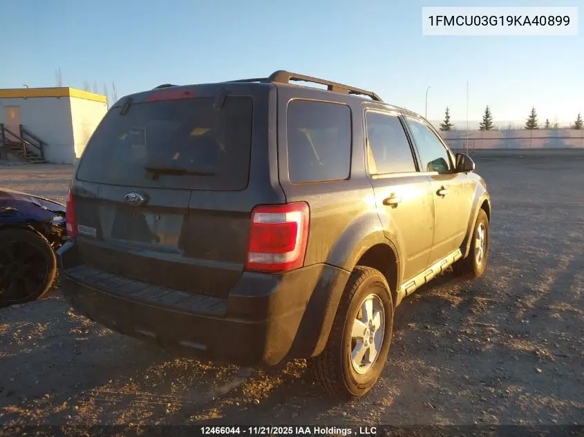 1FMCU03G19KA40899 2009 Ford Escape Xlt