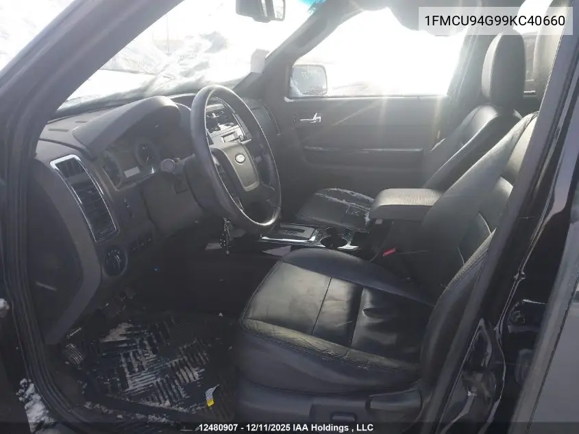 1FMCU94G99KC40660 2009 Ford Escape Limited