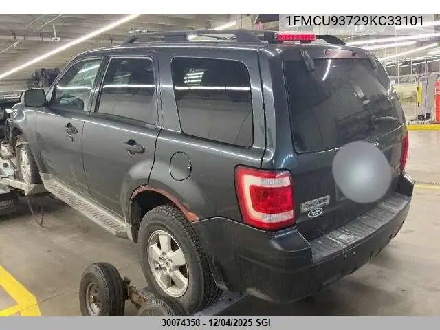 1FMCU93729KC33101 2009 Ford Escape Xlt