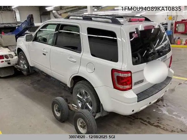 1FMCU94G89KA10835 2009 Ford Escape Limited