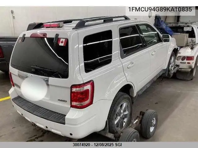 1FMCU94G89KA10835 2009 Ford Escape Limited