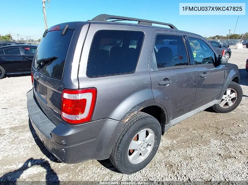 1FMCU037X9KC47825 2009 Ford Escape Xlt