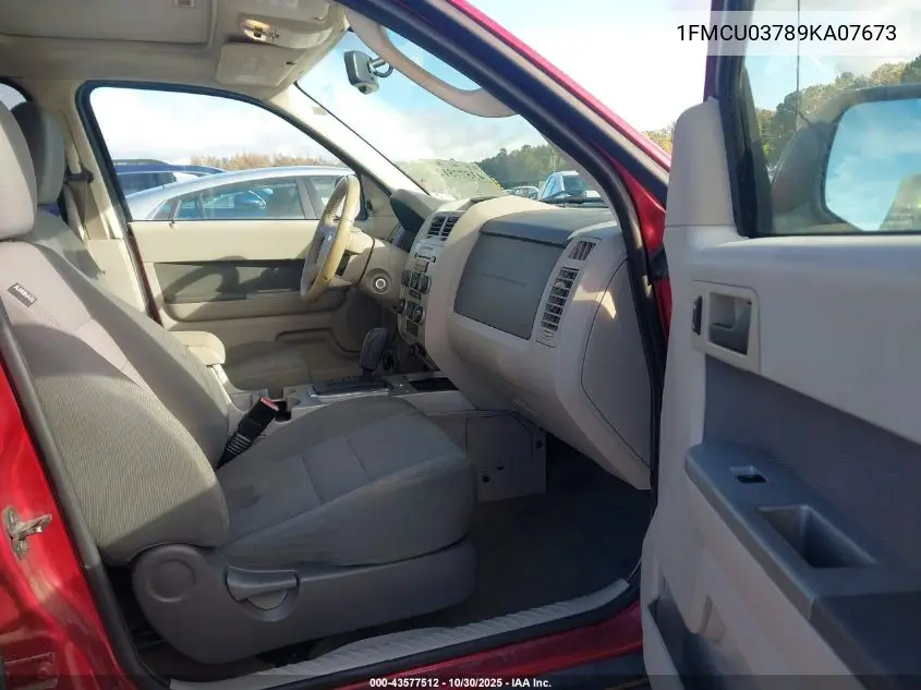 1FMCU03789KA07673 2009 Ford Escape Xlt