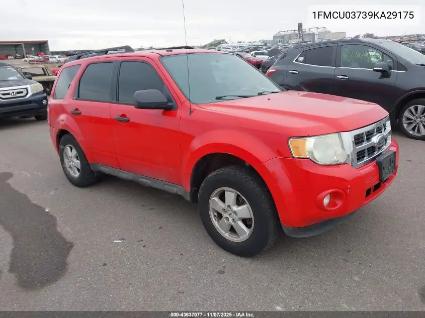 1FMCU03739KA29175 2009 Ford Escape Xlt