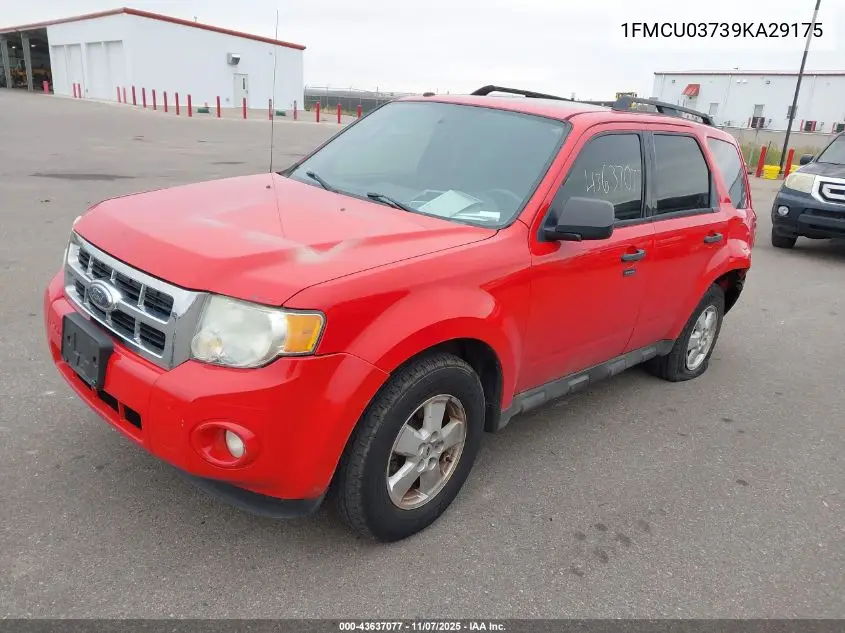 1FMCU03739KA29175 2009 Ford Escape Xlt