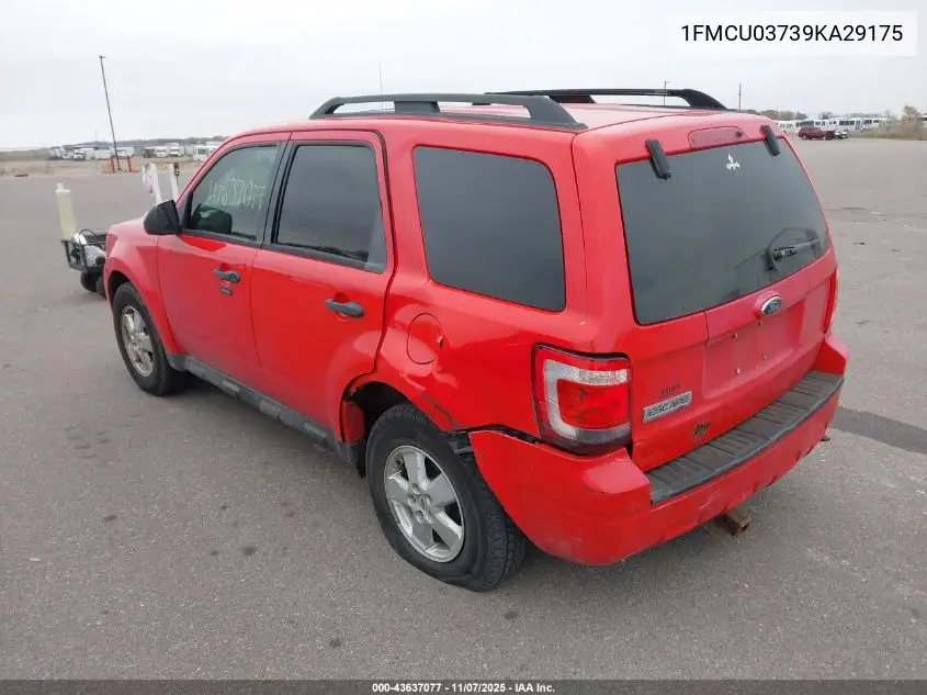 1FMCU03739KA29175 2009 Ford Escape Xlt