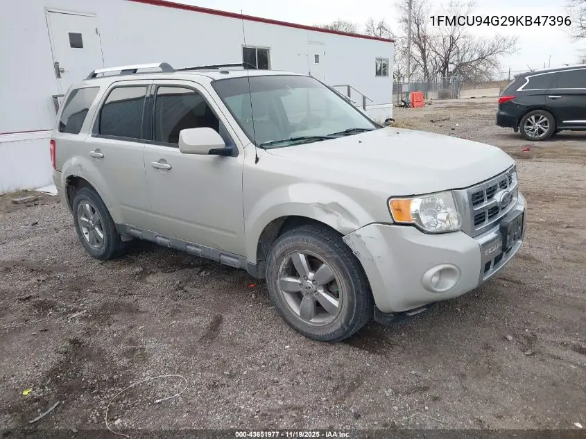 1FMCU94G29KB47396 2009 Ford Escape Limited