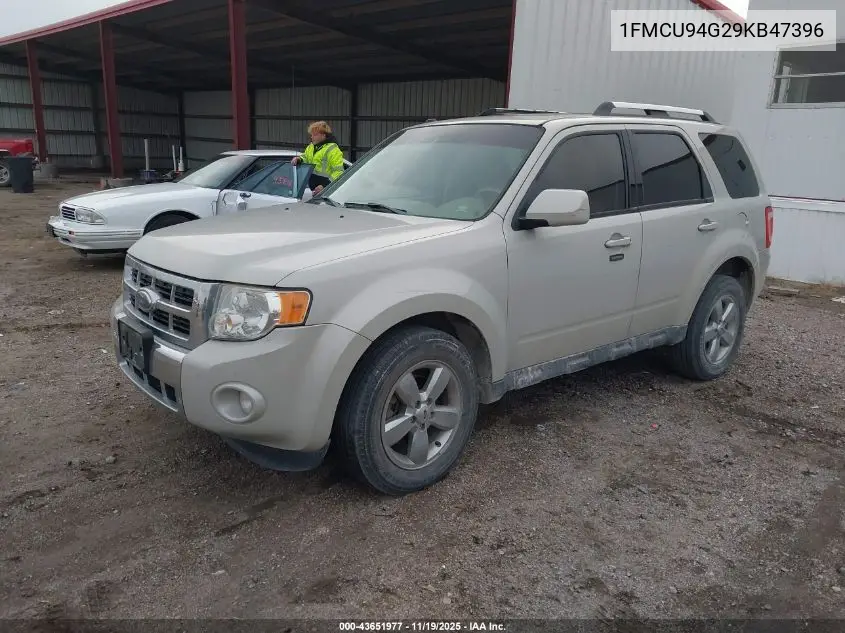 1FMCU94G29KB47396 2009 Ford Escape Limited