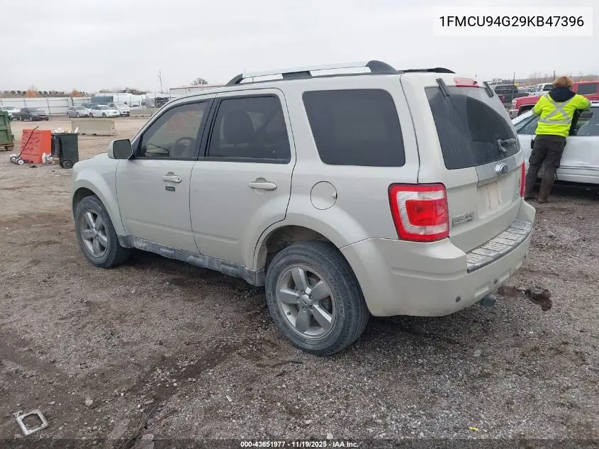 1FMCU94G29KB47396 2009 Ford Escape Limited