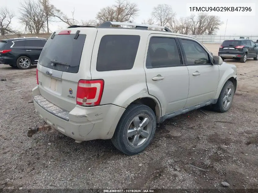 1FMCU94G29KB47396 2009 Ford Escape Limited