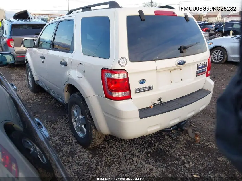 1FMCU03G99KC25282 2009 Ford Escape Xlt
