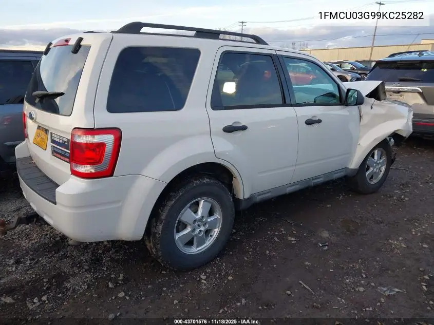 1FMCU03G99KC25282 2009 Ford Escape Xlt