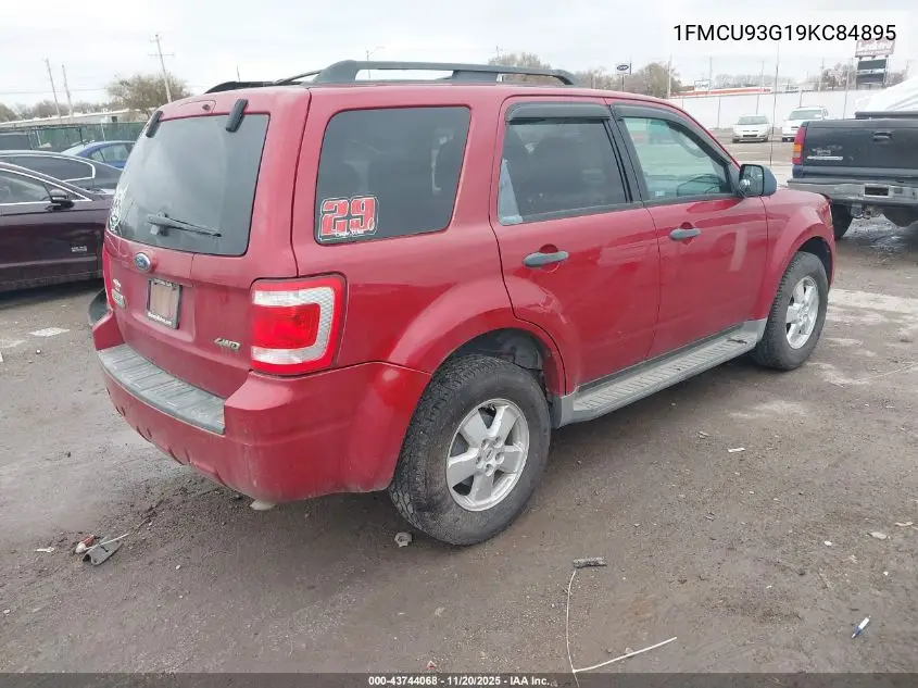 1FMCU93G19KC84895 2009 Ford Escape Xlt