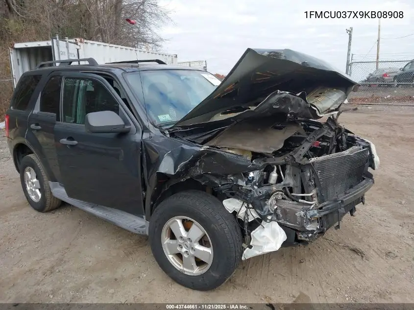 1FMCU037X9KB08908 2009 Ford Escape Xlt