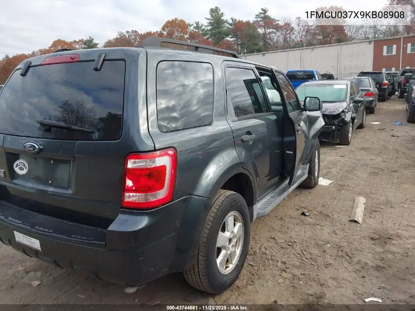 1FMCU037X9KB08908 2009 Ford Escape Xlt