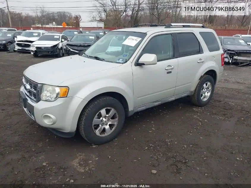 1FMCU04G79KB86349 2009 Ford Escape Limited