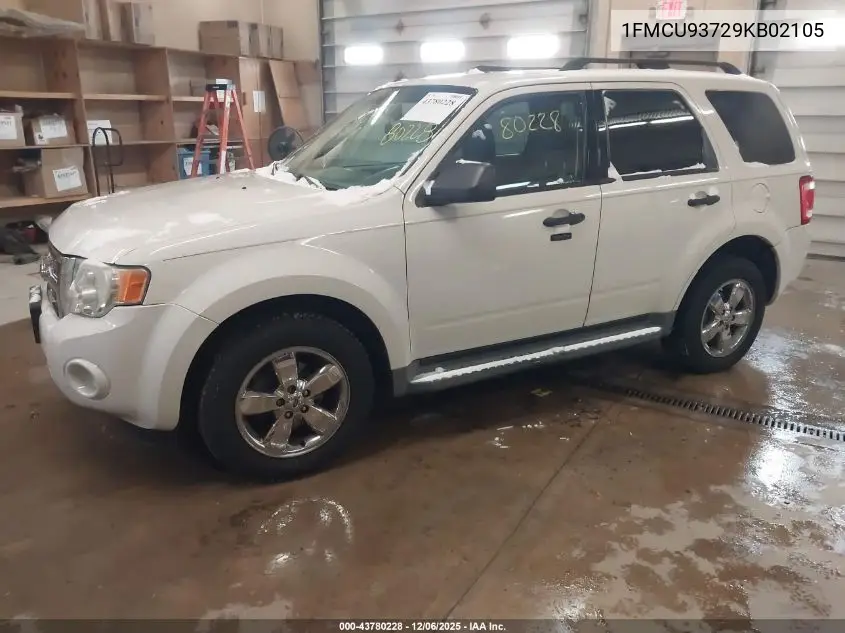 1FMCU93729KB02105 2009 Ford Escape Xlt