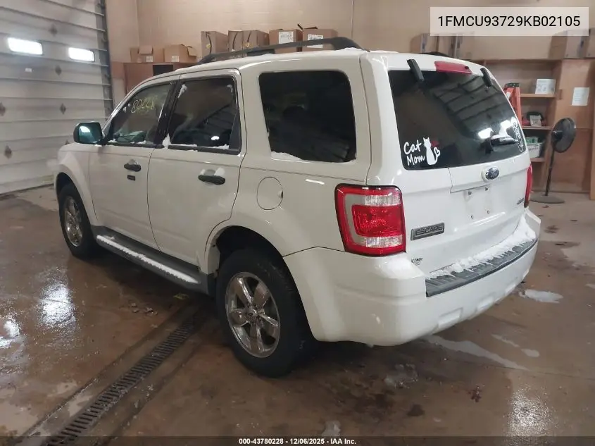 1FMCU93729KB02105 2009 Ford Escape Xlt