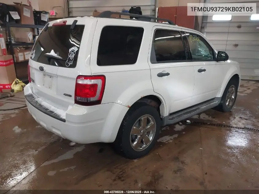 1FMCU93729KB02105 2009 Ford Escape Xlt