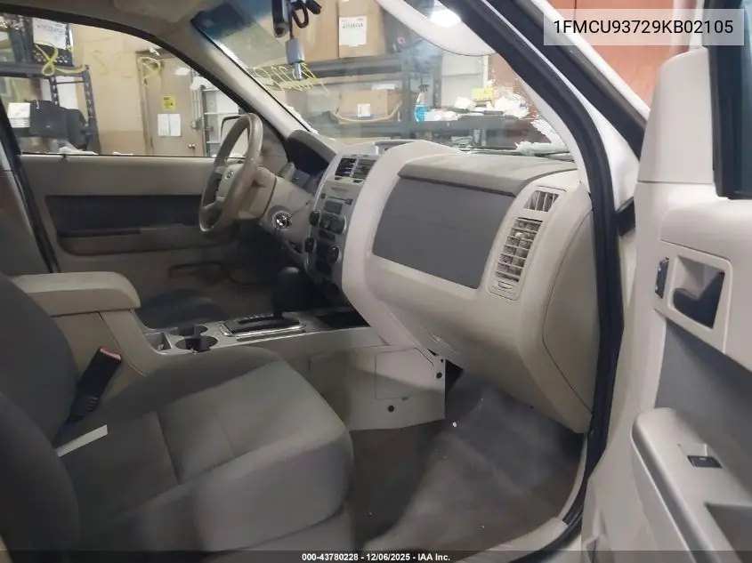 1FMCU93729KB02105 2009 Ford Escape Xlt