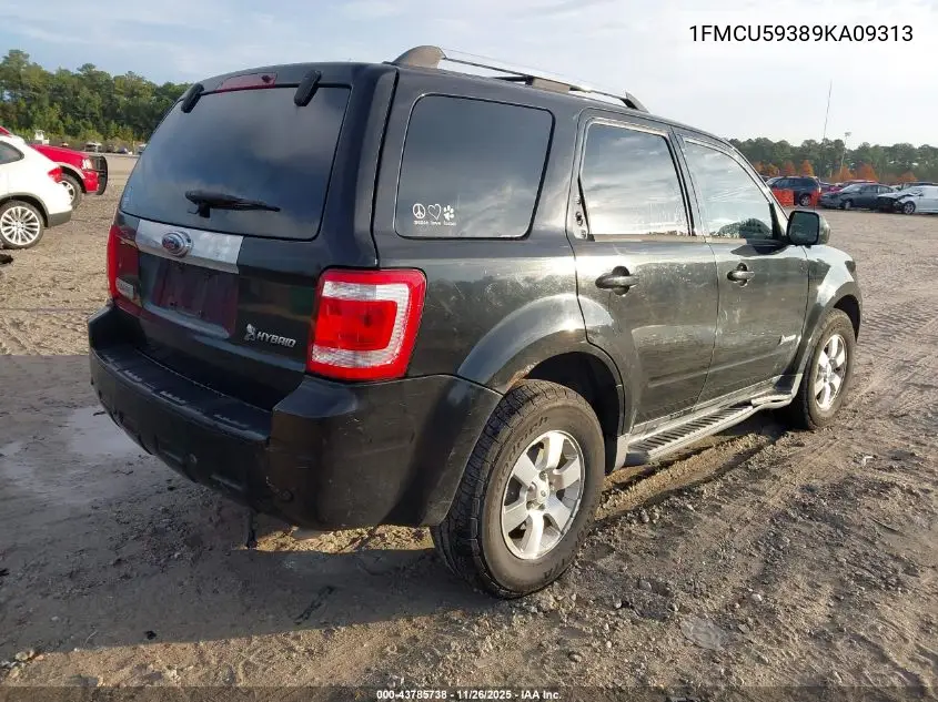 1FMCU59389KA09313 2009 Ford Escape Hybrid Limited