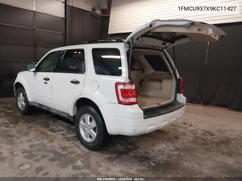 1FMCU937X9KC11427 2009 Ford Escape Xlt