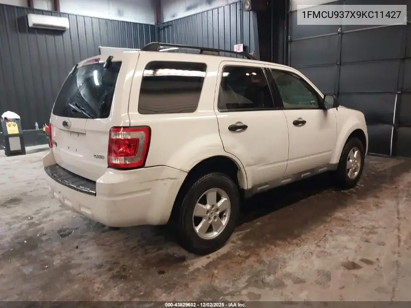 1FMCU937X9KC11427 2009 Ford Escape Xlt