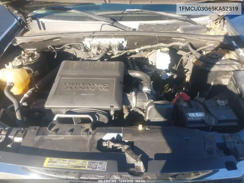 1FMCU03G69KA52319 2009 Ford Escape Xlt