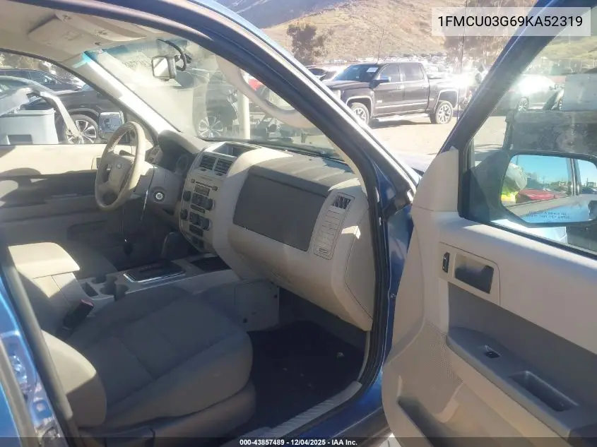 1FMCU03G69KA52319 2009 Ford Escape Xlt