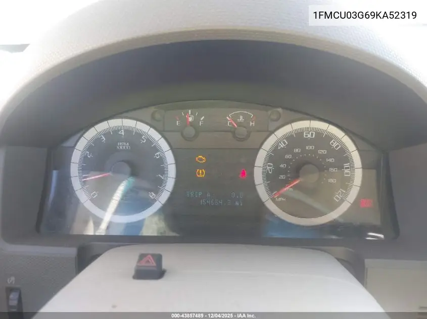 1FMCU03G69KA52319 2009 Ford Escape Xlt