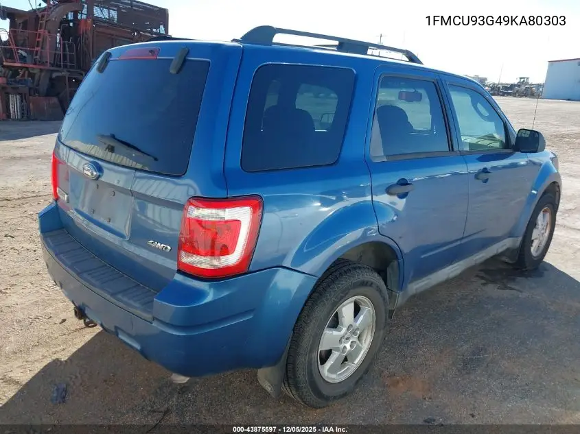 1FMCU93G49KA80303 2009 Ford Escape Xlt