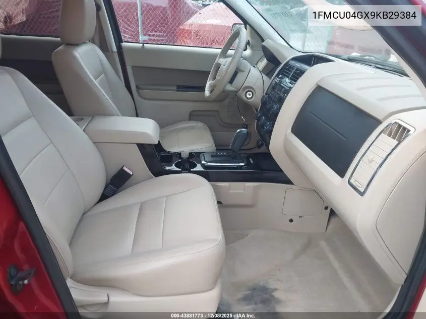 1FMCU04GX9KB29384 2009 Ford Escape Limited