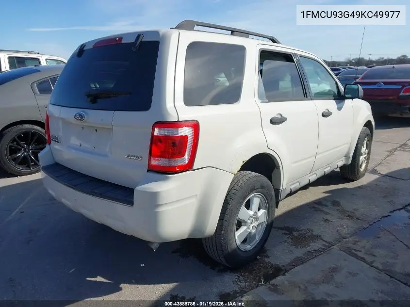 1FMCU93G49KC49977 2009 Ford Escape Xlt