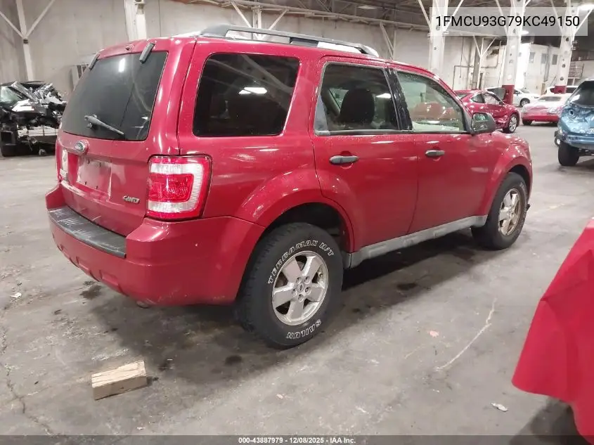 1FMCU93G79KC49150 2009 Ford Escape Xlt