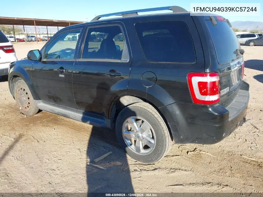 1FMCU94G39KC57244 2009 Ford Escape Limited