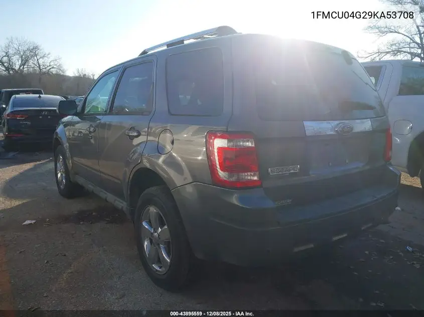 1FMCU04G29KA53708 2009 Ford Escape Limited