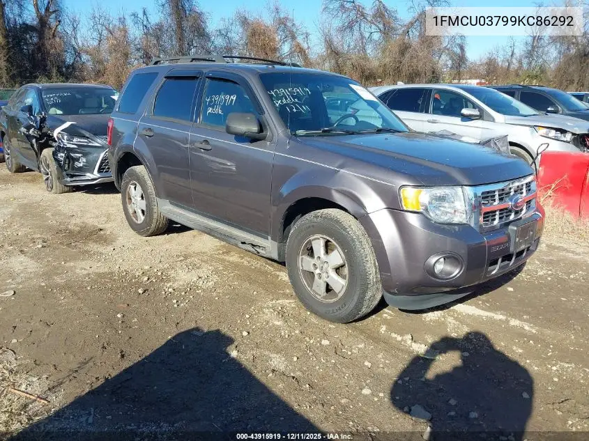 1FMCU03799KC86292 2009 Ford Escape Xlt