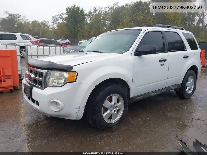 1FMCU03779KB02760 2009 Ford Escape Xlt
