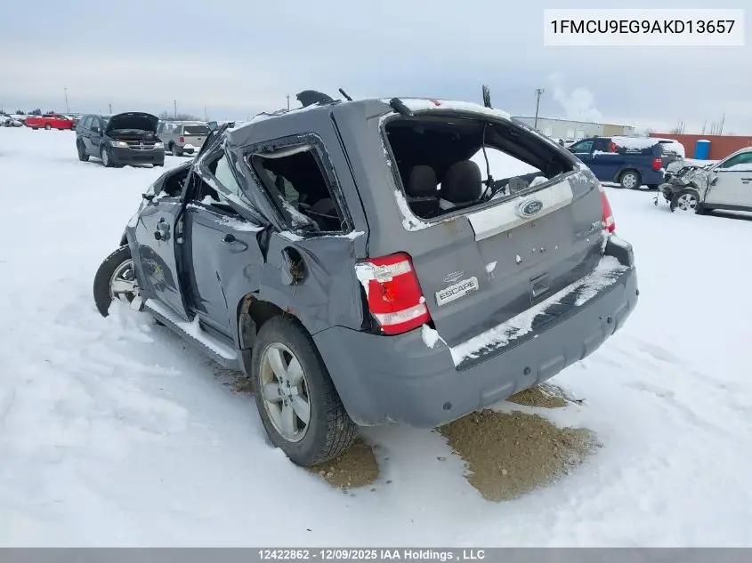 1FMCU9EG9AKD13657 2010 Ford Escape Limited