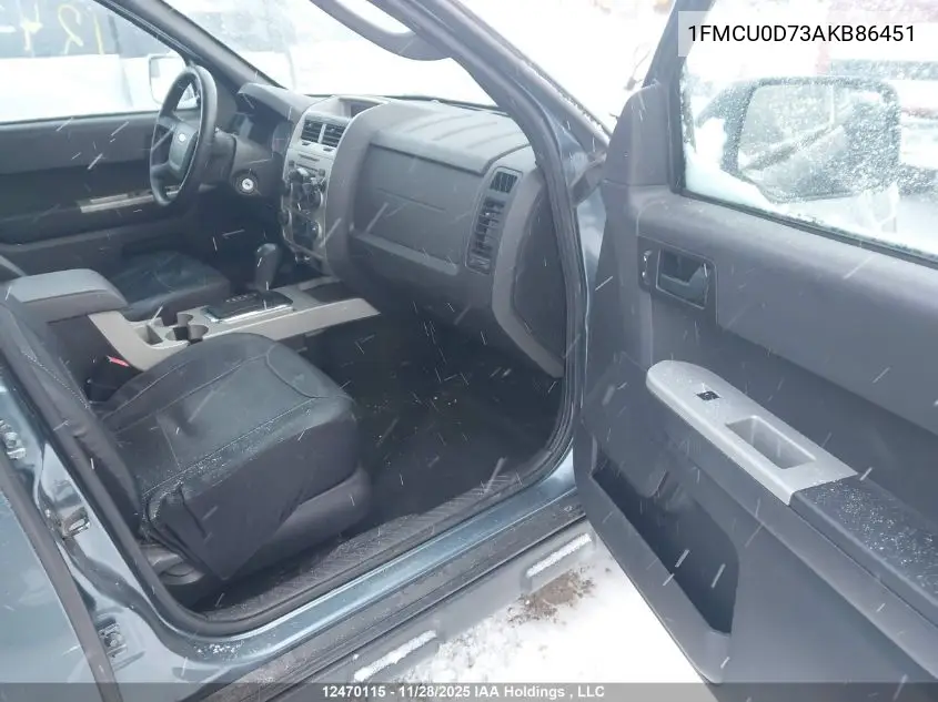 1FMCU0D73AKB86451 2010 Ford Escape Xlt