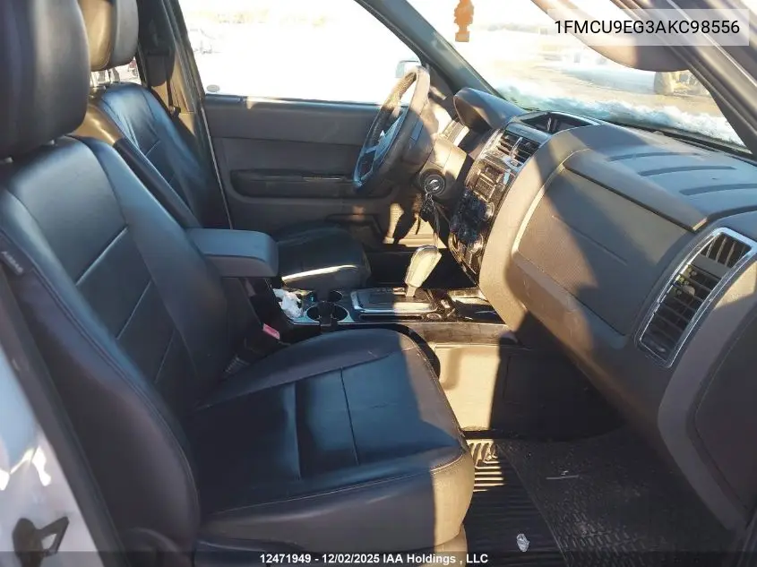 1FMCU9EG3AKC98556 2010 Ford Escape Limited