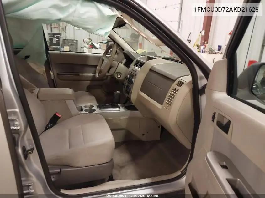 1FMCU0D72AKD21628 2010 Ford Escape Xlt