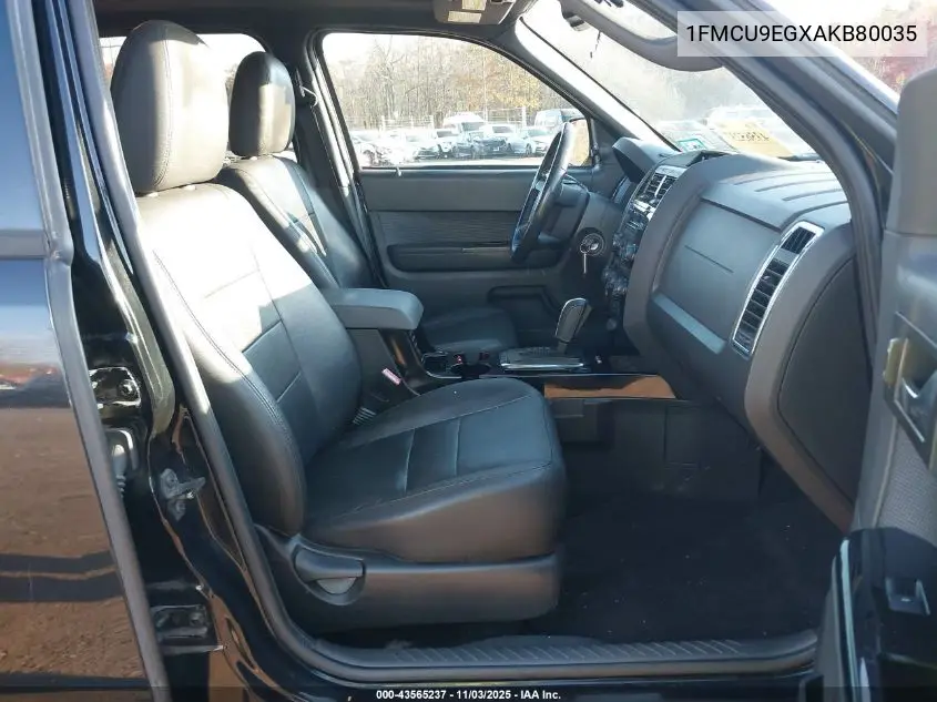 1FMCU9EGXAKB80035 2010 Ford Escape Limited